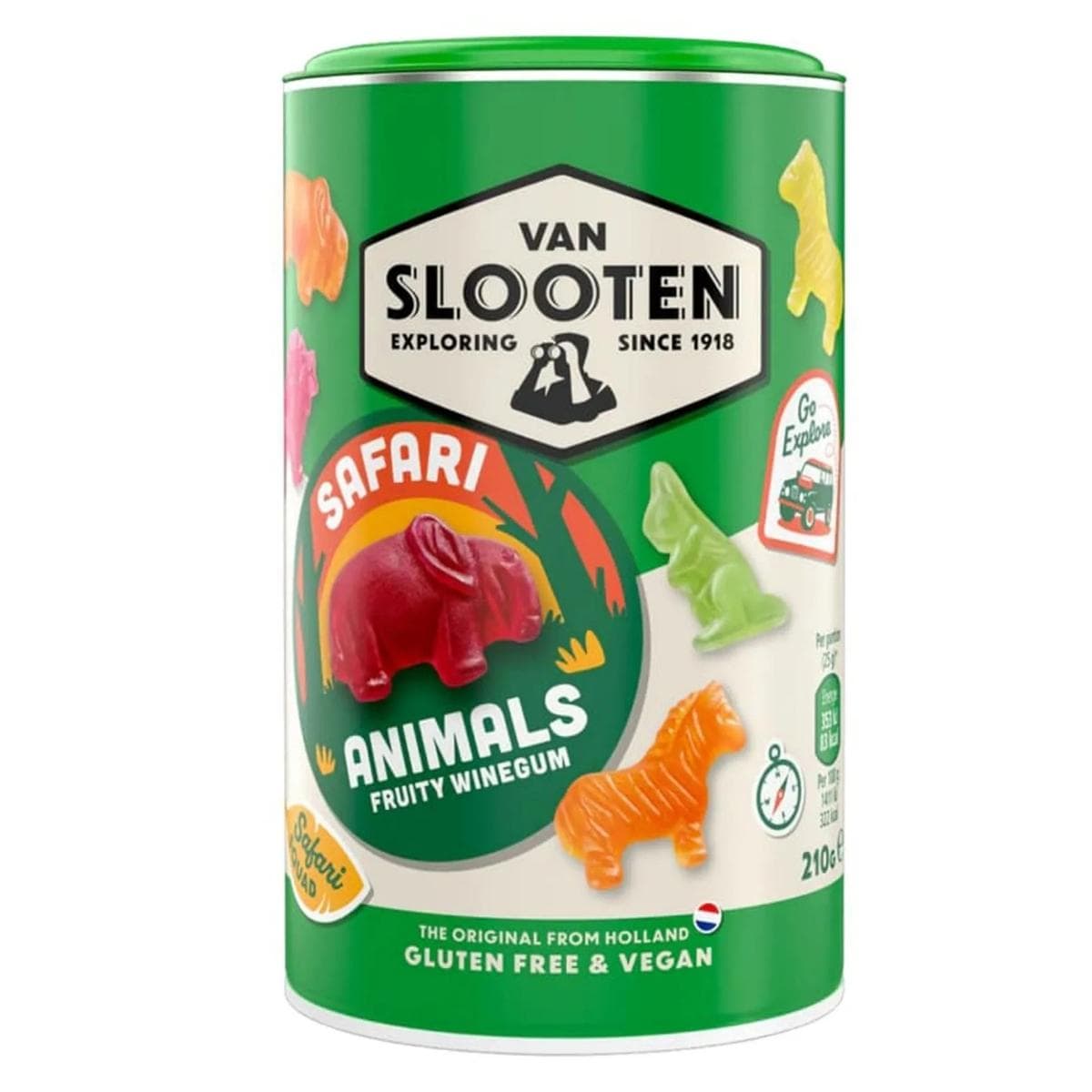 Van Slooten Fruit Animals Safari 210g