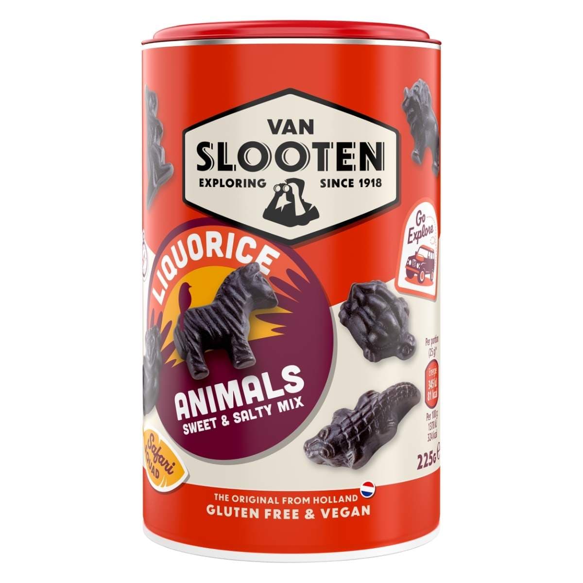 Van Slooten Liquorice Animals 225g