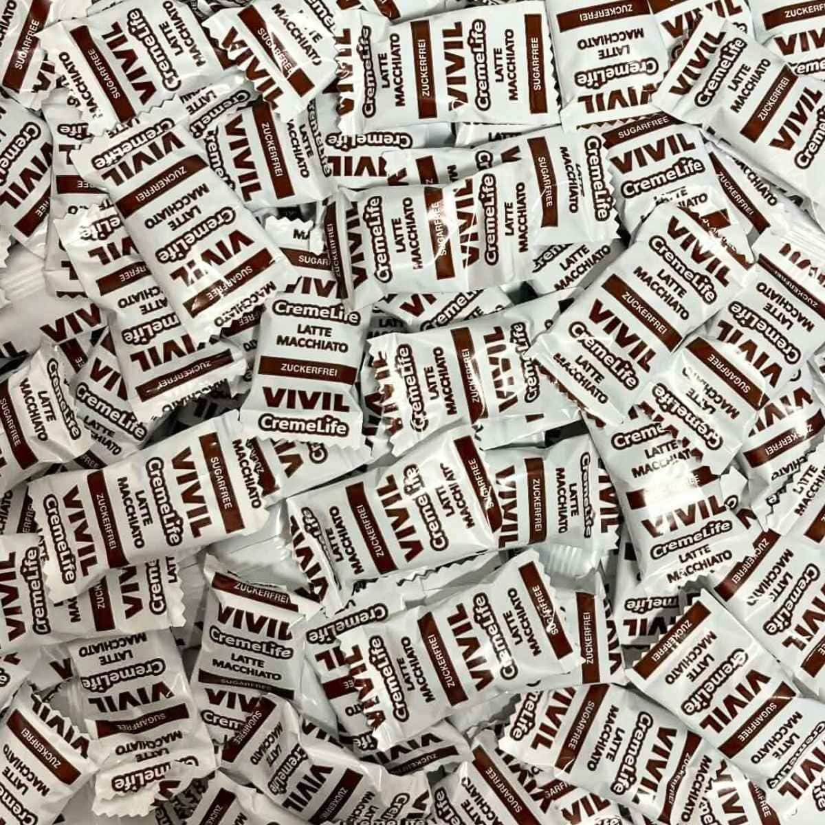 Vivil Drops Latte Macchiato Sukkerfri 25stk