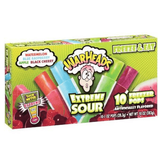 Warheads - Extreme Sour Freezer Pops 10 pk