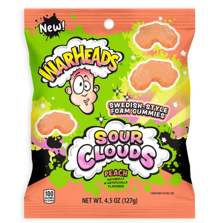 Warheads Sour Clouds Peach 127g