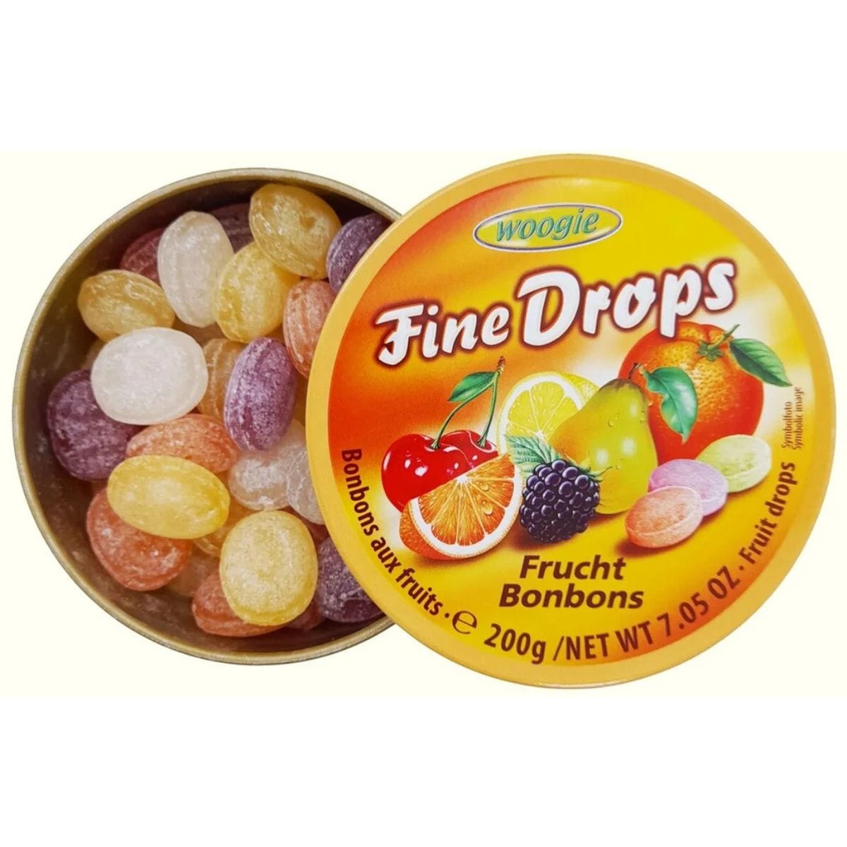 Woogie Fine Drops Fruktmiks 200g