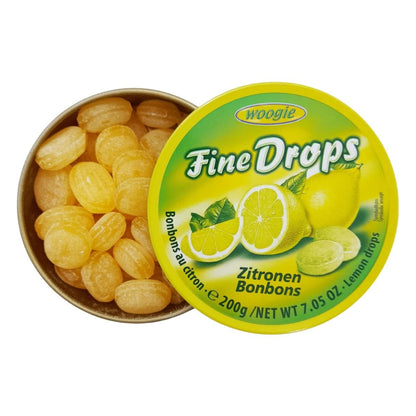 Woogie Fine Drops Sitron 200g