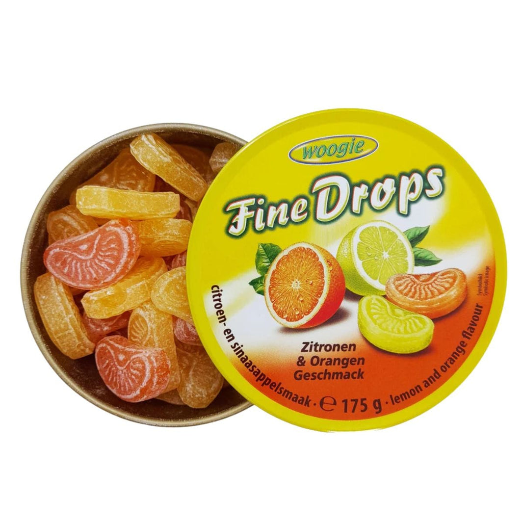 Woogie Fine Drops Sitron & Appelsin 175g