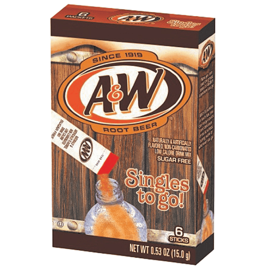 A&W Singles to go! Drink Mix - 6pk