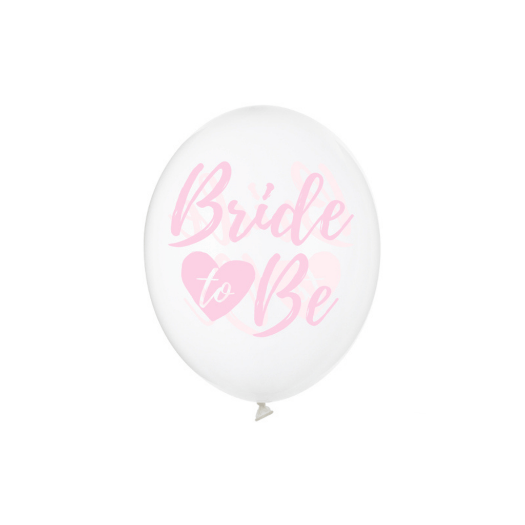 Ballonger Bride to be, 6 stk