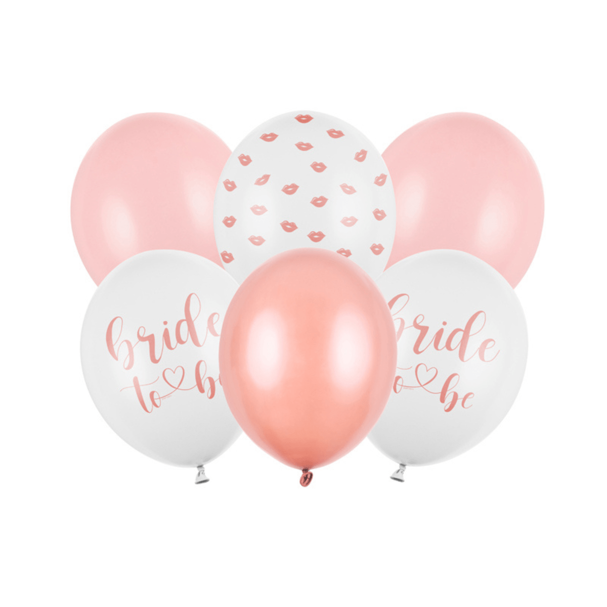 Ballonger Bride to be, Miks 6 stk