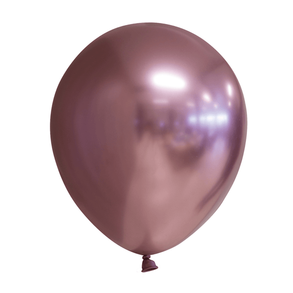 Ballonger Chrome Rosegull, 10 stk