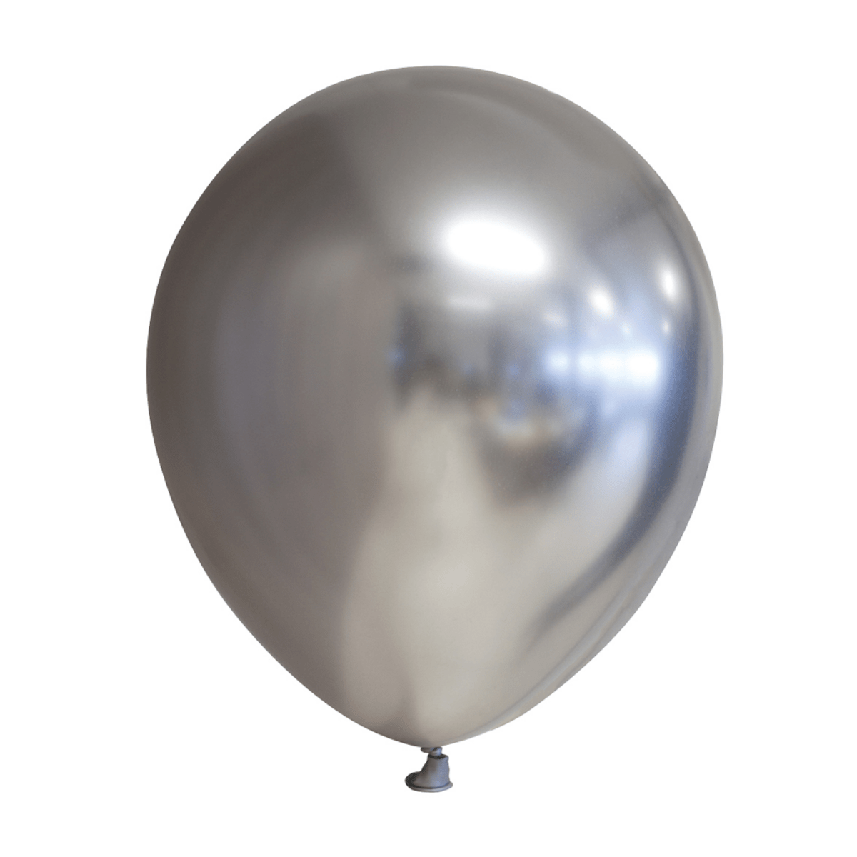 Ballonger Chrome Sølv, 10 stk