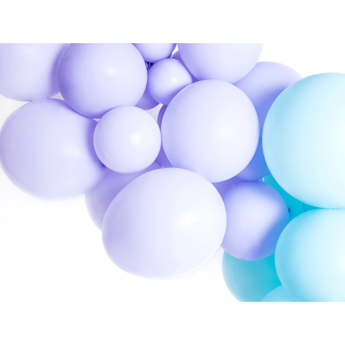 Ballonger, pastell lyselilla