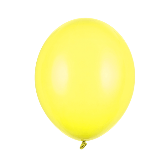 Ballonger, pastell sitron gul