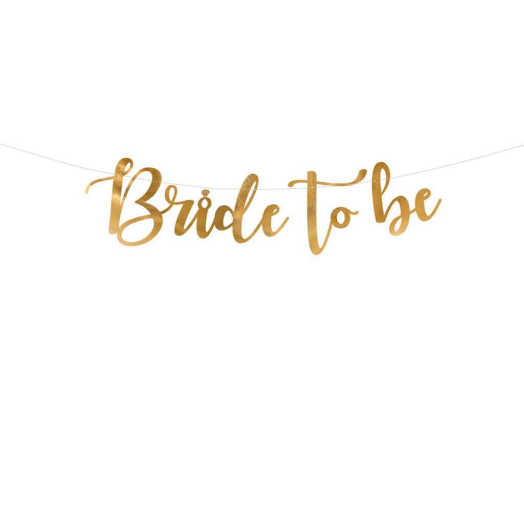 Banner Bride to be, Gull