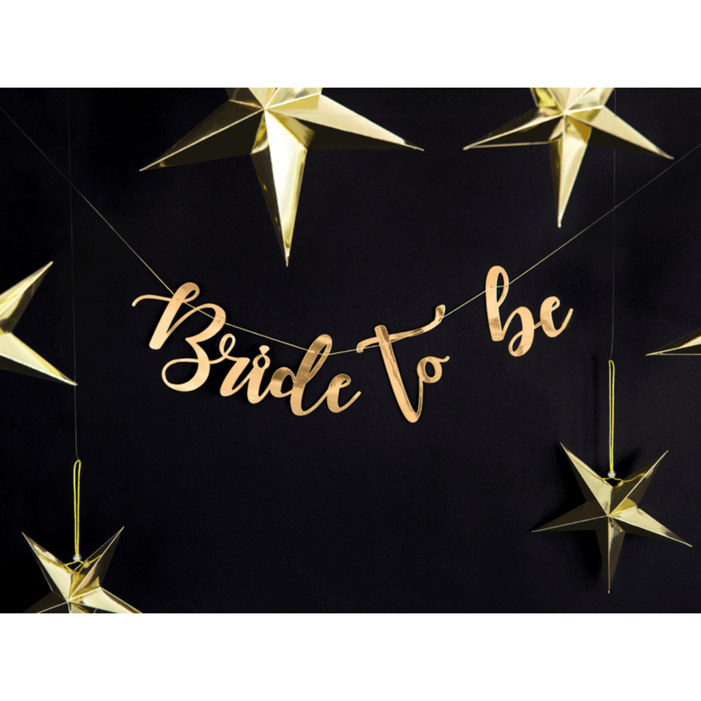 Banner Bride to be, Gull