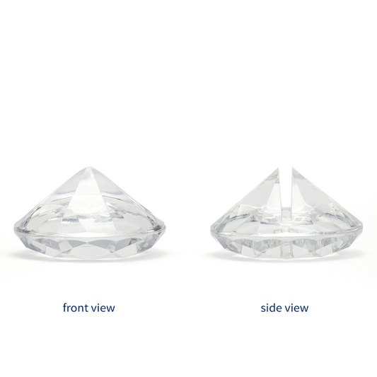 Bordkortholder Diamant 10stk, Blank