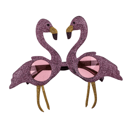 Briller Flamingo Rosa Glitter