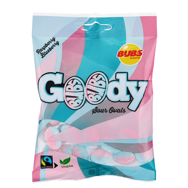 Bubs Goody Bringebær/Blåbær 90g