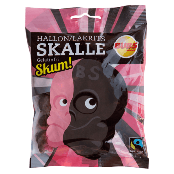Bubs Hallon/Lakris Skalle Skum 90g