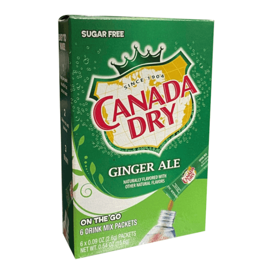 Canada Dry On The Go Ginger Ale Drink Mix - 6pk