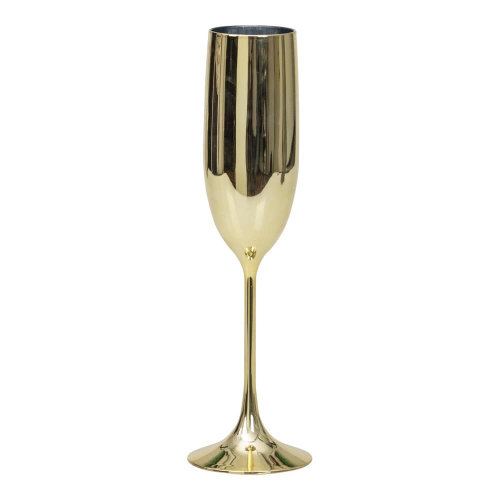 Champagneglass- Gull metallic