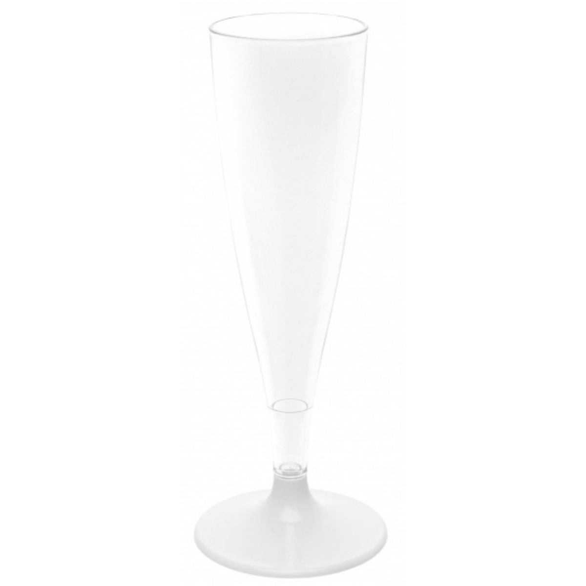 Champagneglass Hvit, 6 stk