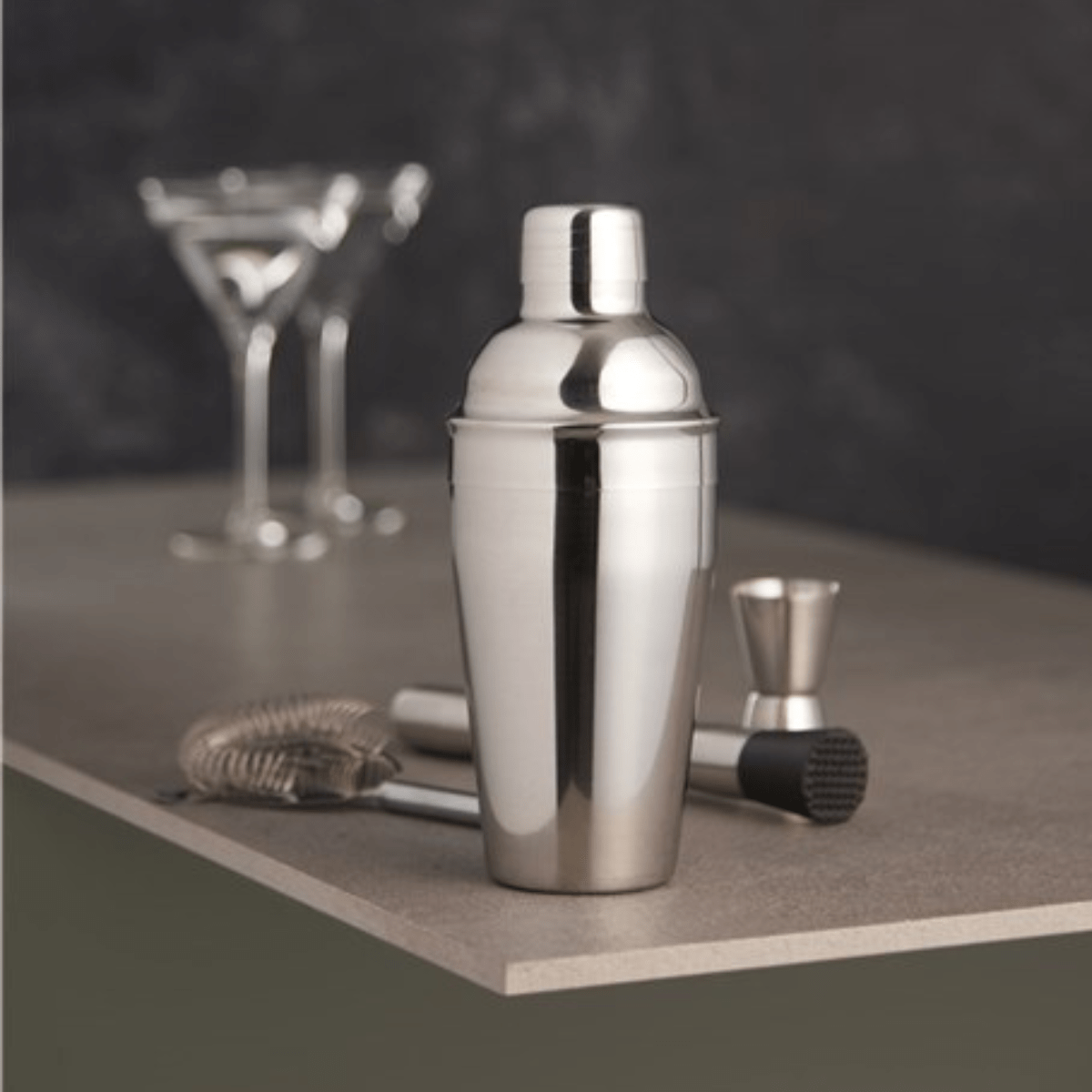 Cocktailshakersett 500ml - 4 deler