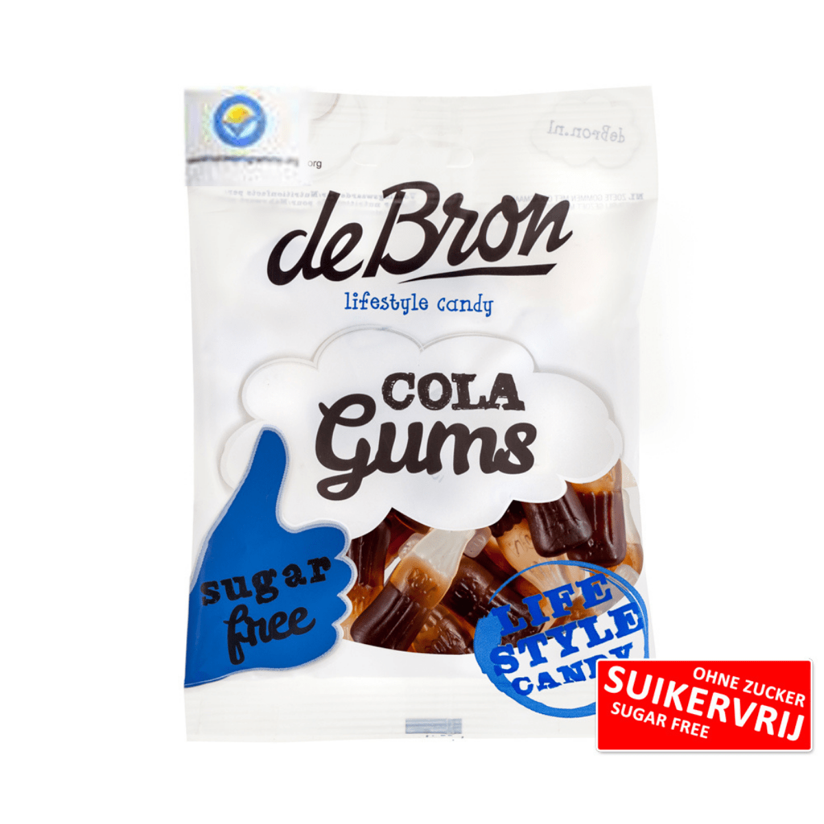 DeBron Cola Gums Sukkerfri 100g