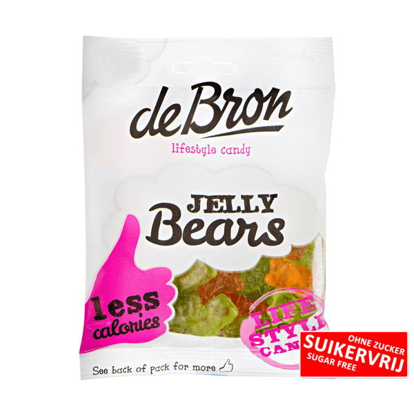 DeBron Jelly Bears Sukkerfri 90g