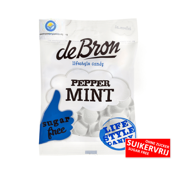 DeBron Peppermint Sukkerfri 80g
