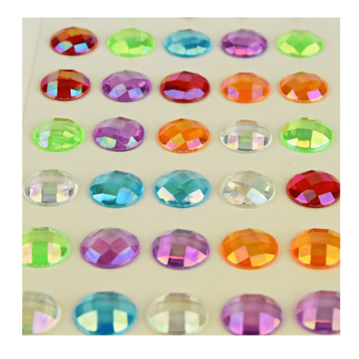 Diamanter Stickers, Fargemiks 90stk