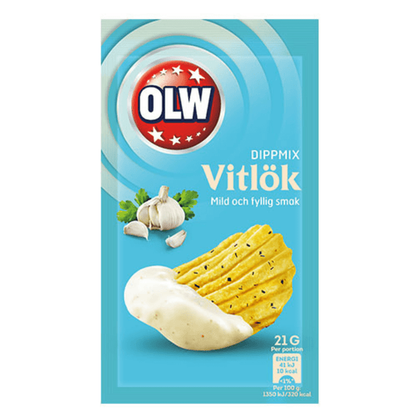 Dipmix Hvitløk 21g