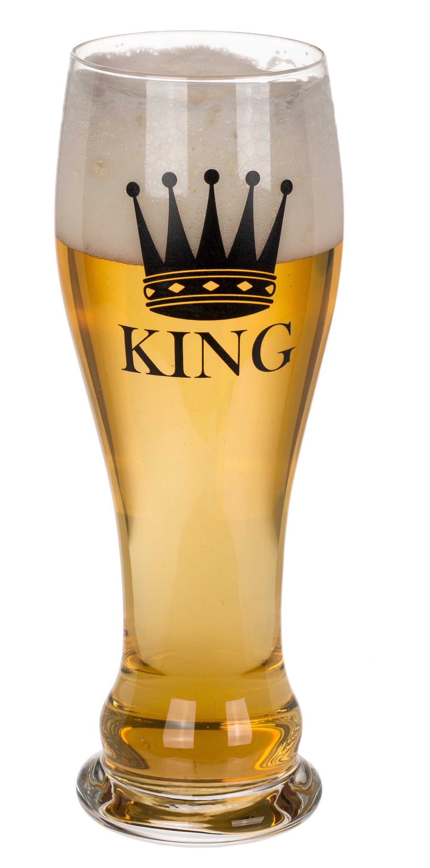 Drikkeglass sett, King and Queen