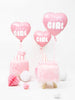 Folieballong, It's a girl- Rosa