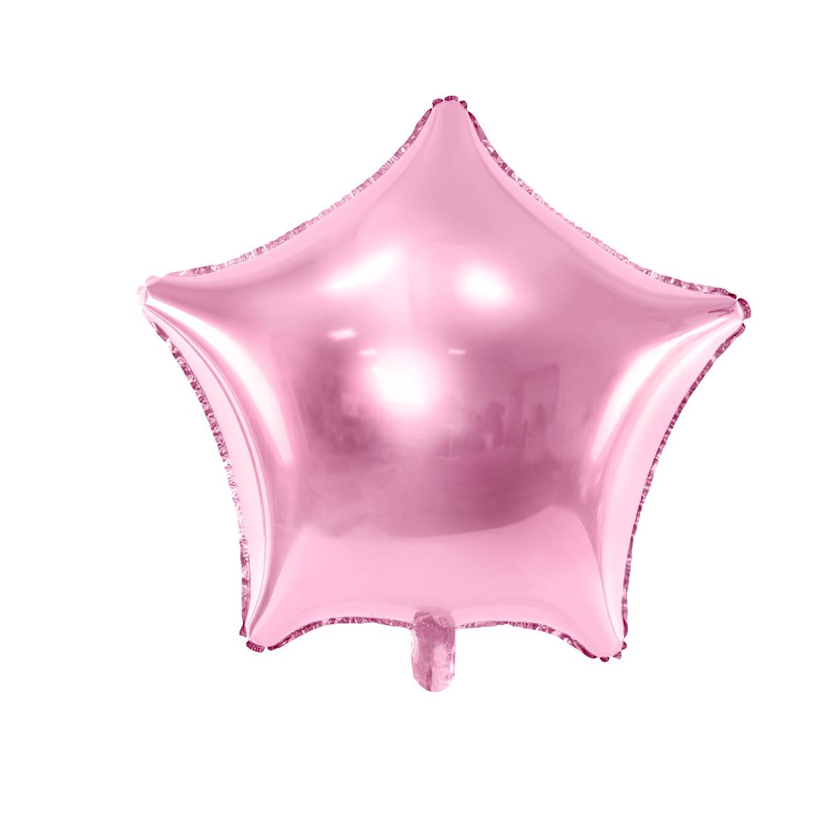 Folieballong stjerne- metallic lyserosa