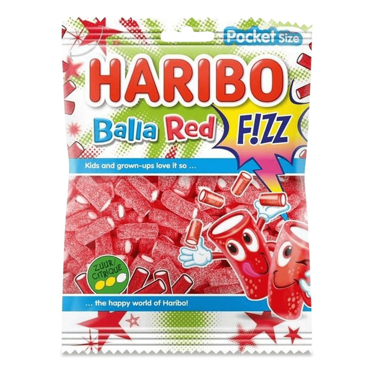 Haribo Balla Red F!ZZ 70g