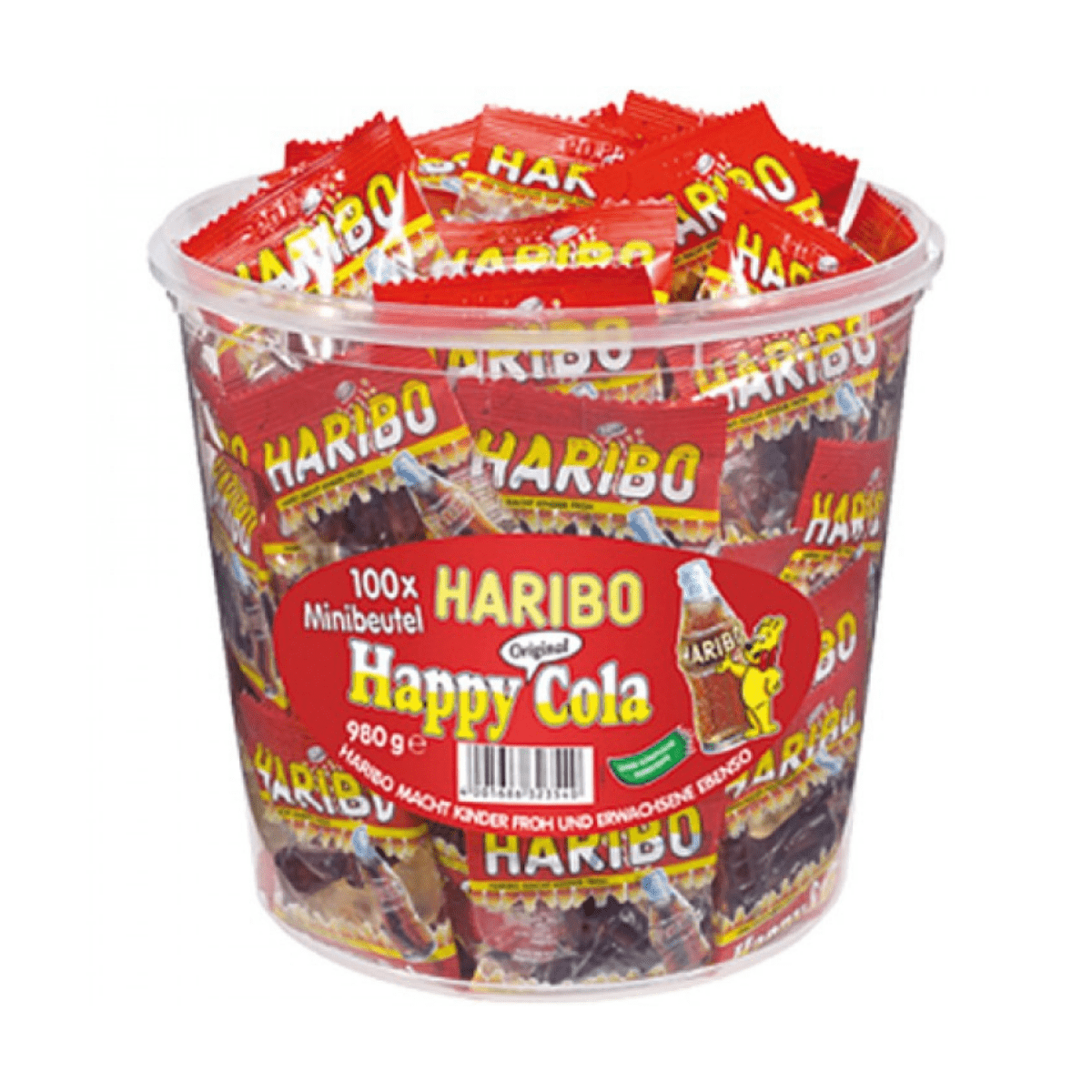 Haribo Happy Cola, 100 stk Minis