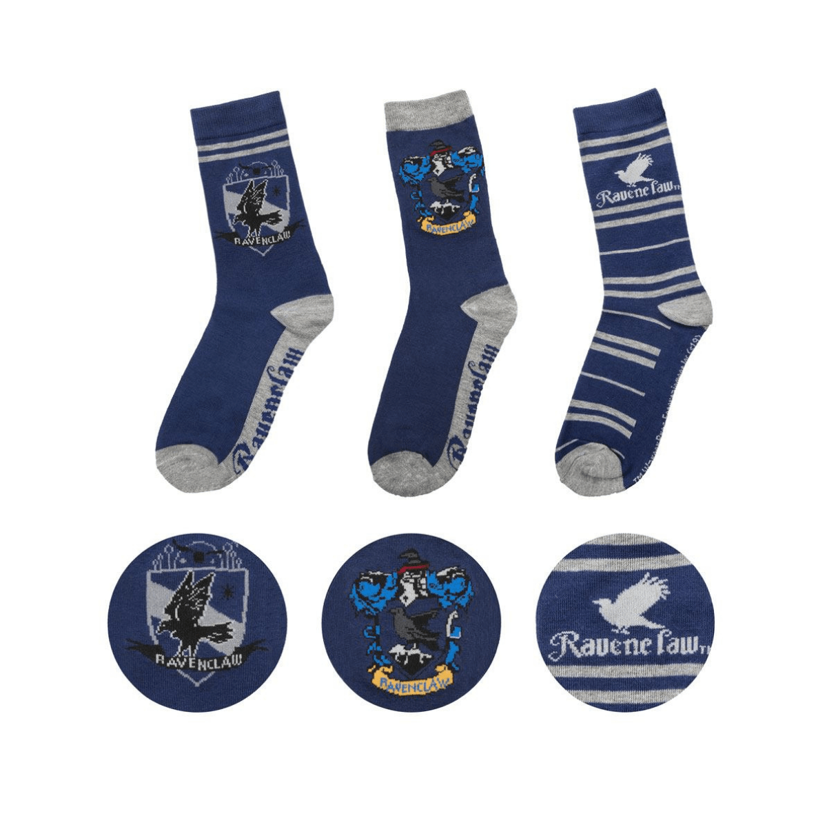 Harry Potter Sokker 3-Pack Ravenclaw