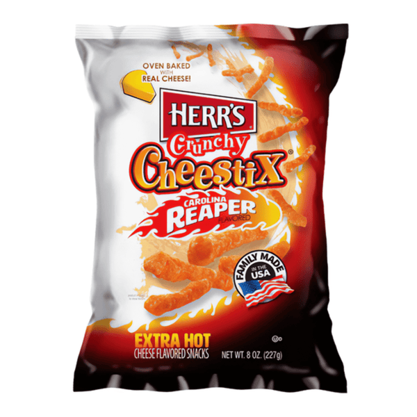 Herr's Carolina Reaper Crunchy Cheestix, 227g