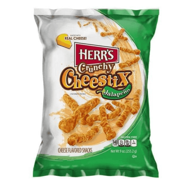 Herr's Jalapeno crunchy Cheestix 255g