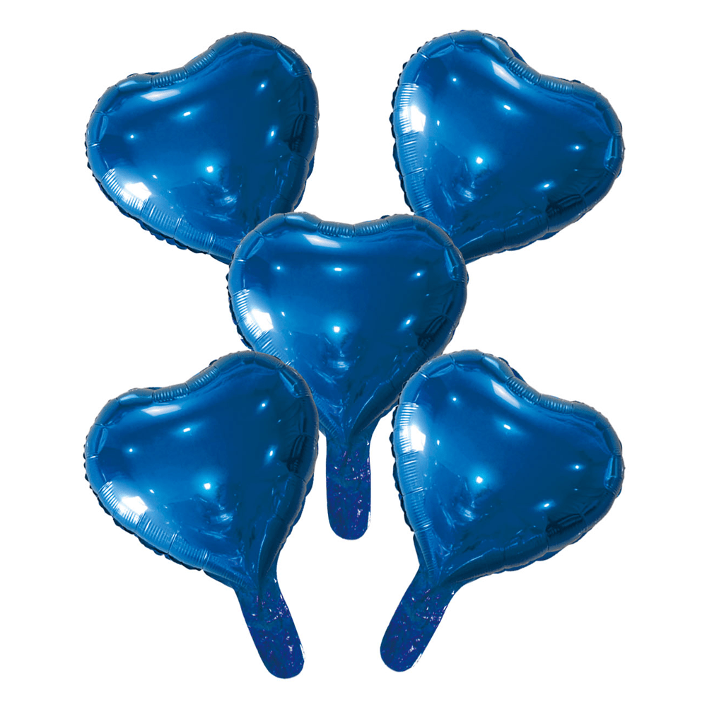 Hjerteballonger- blå