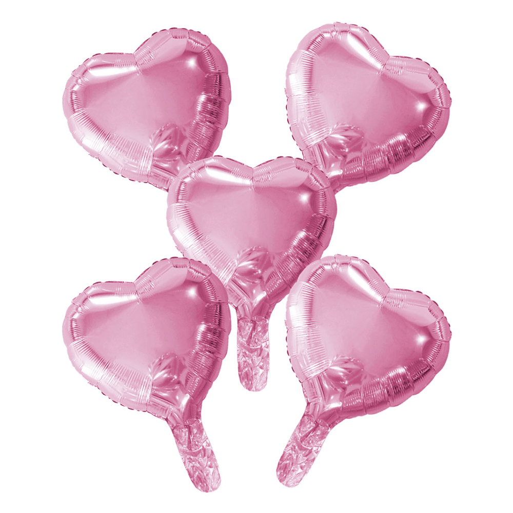 Hjerteballonger- rosa