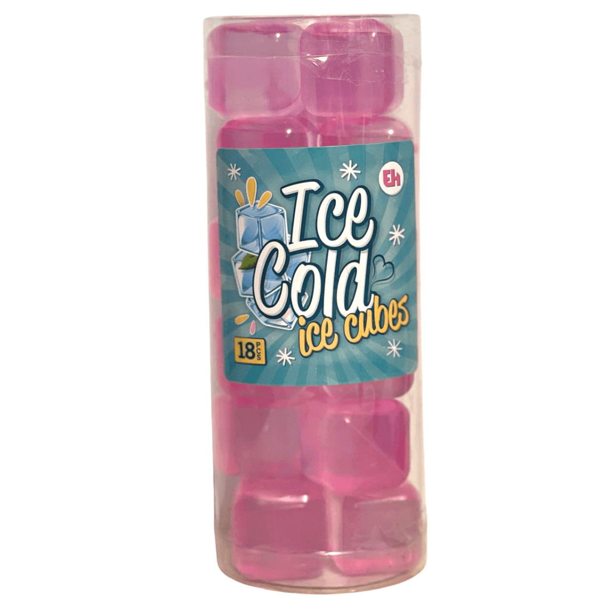 Ice Cold ice cubes, Rosa 18 stk