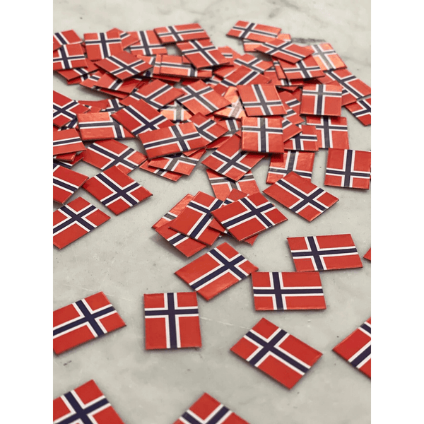 Konfetti, Norske flagg