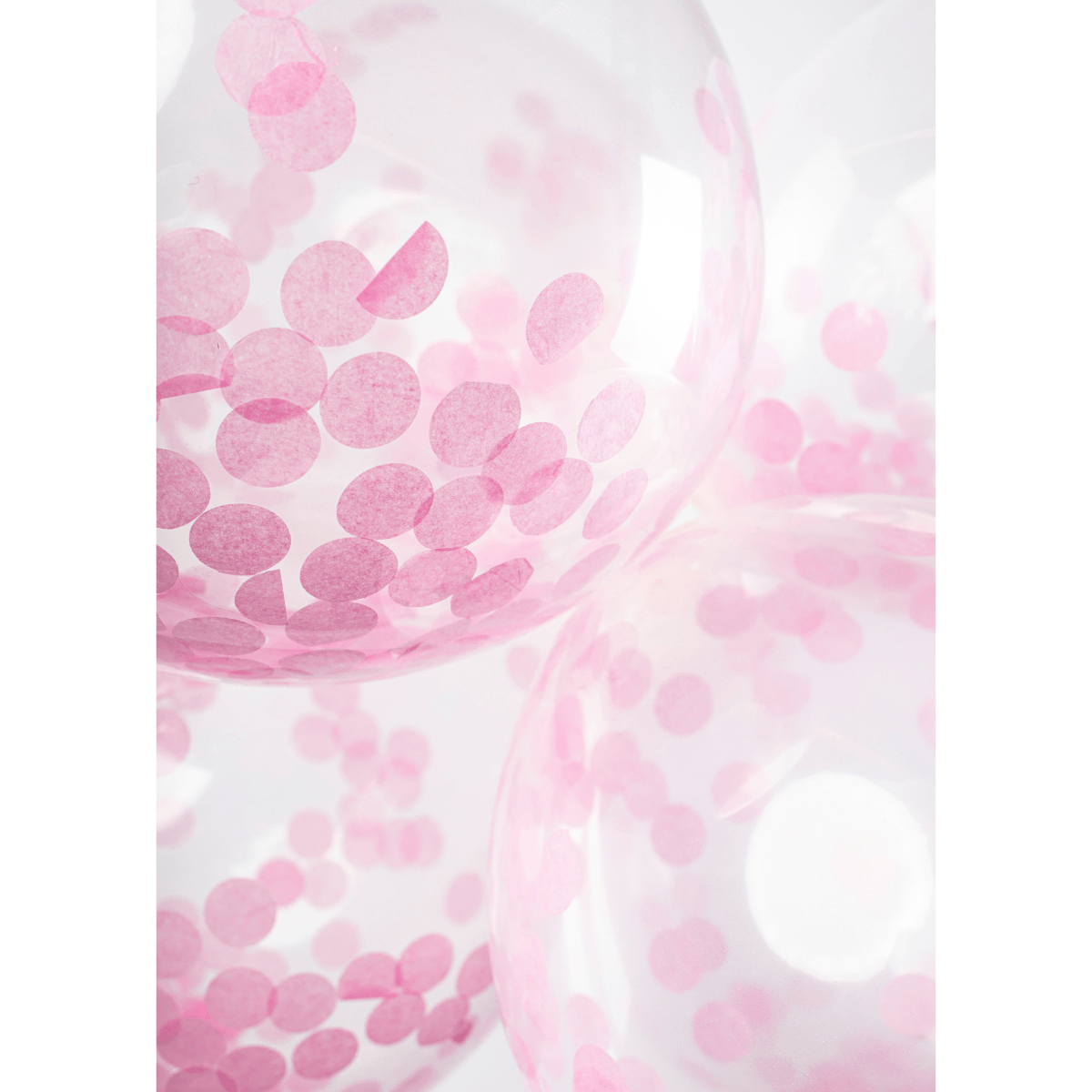 Konfettiballonger- Baby rosa