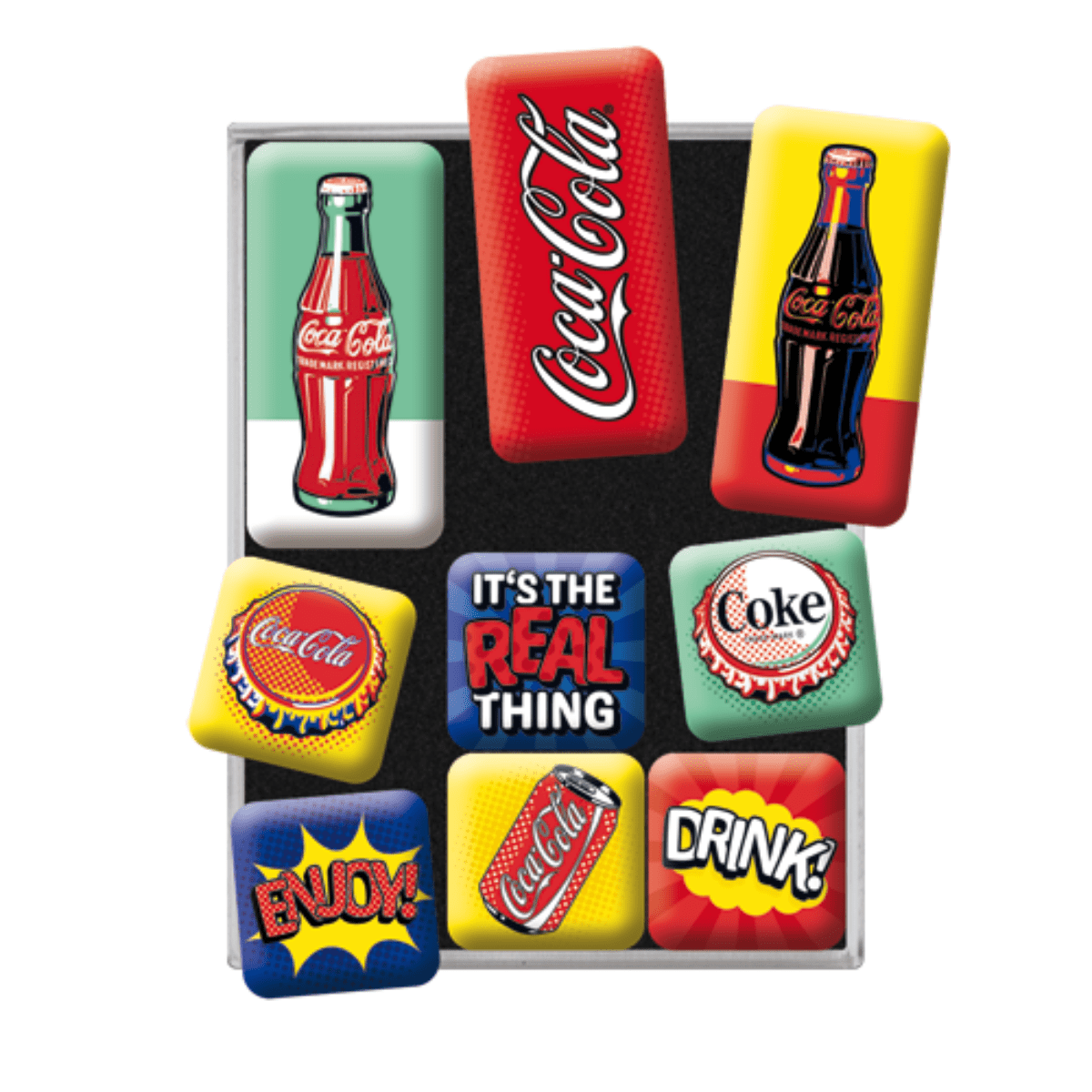 Magnetsett- Coca-Cola Pop Art