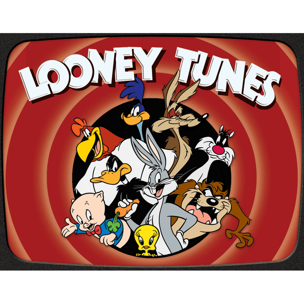 Metallskilt- Looney Tunes Family