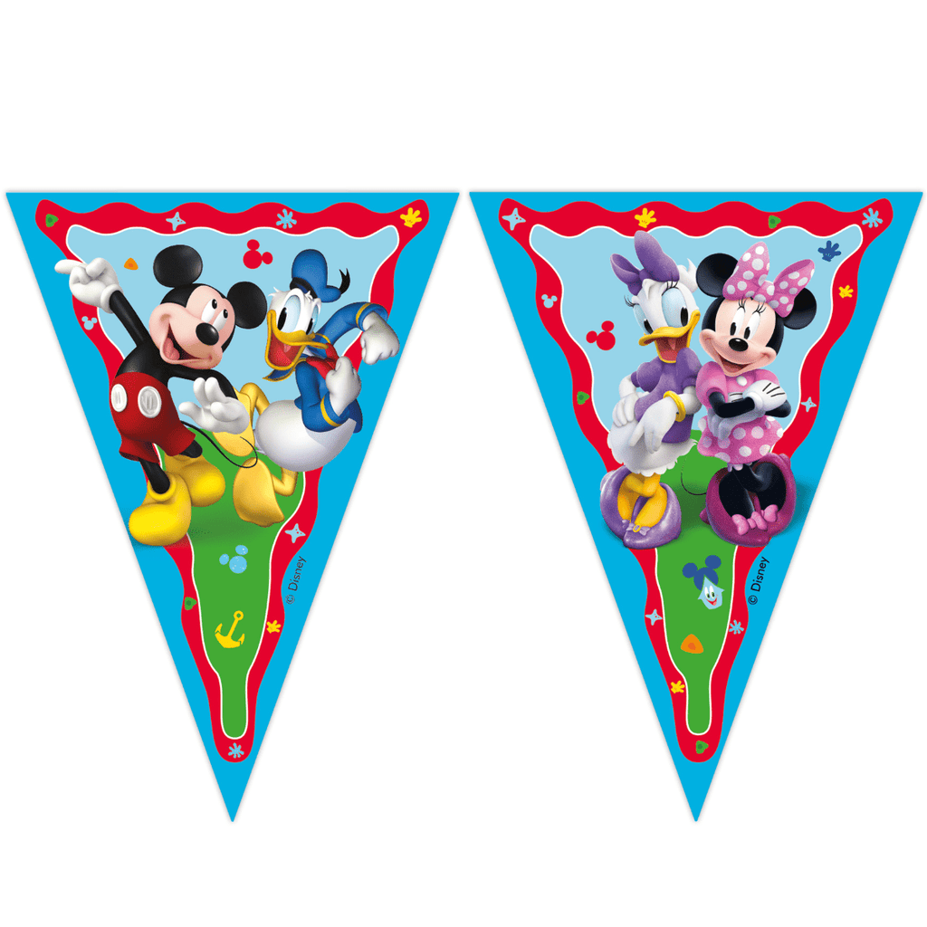 Mickey Rock The House, Flaggbanner