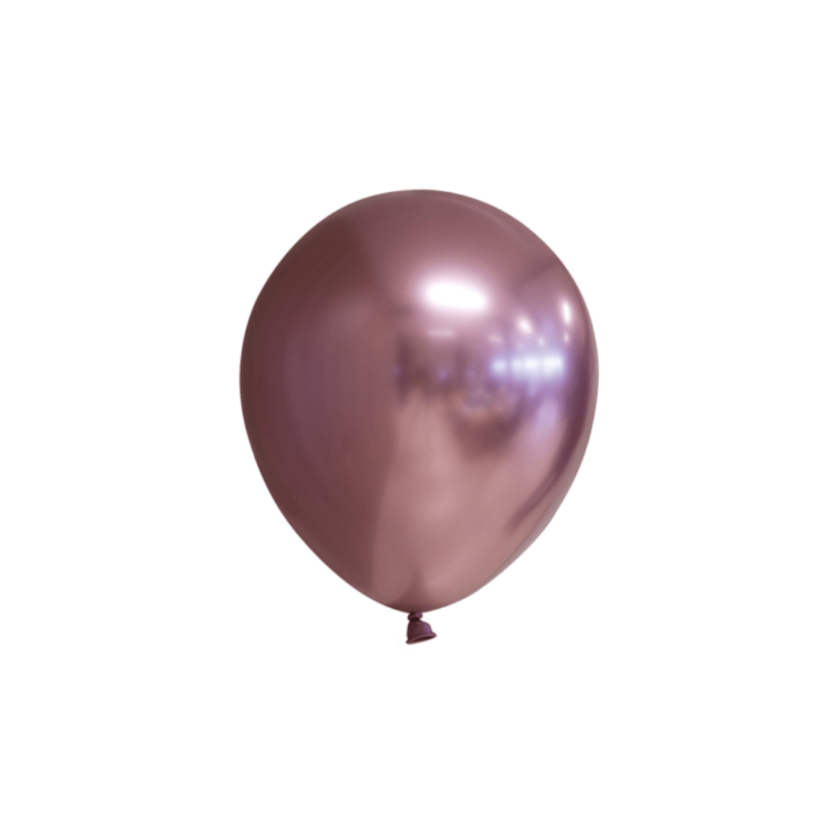 Miniballonger Chrome Rosegull, 100 stk