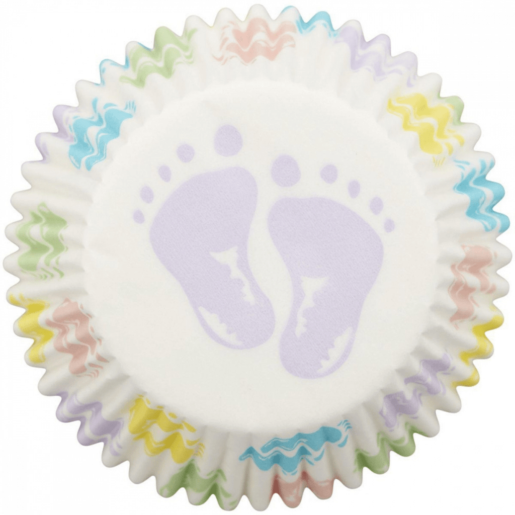 Muffinsformer Baby Føtter 75stk