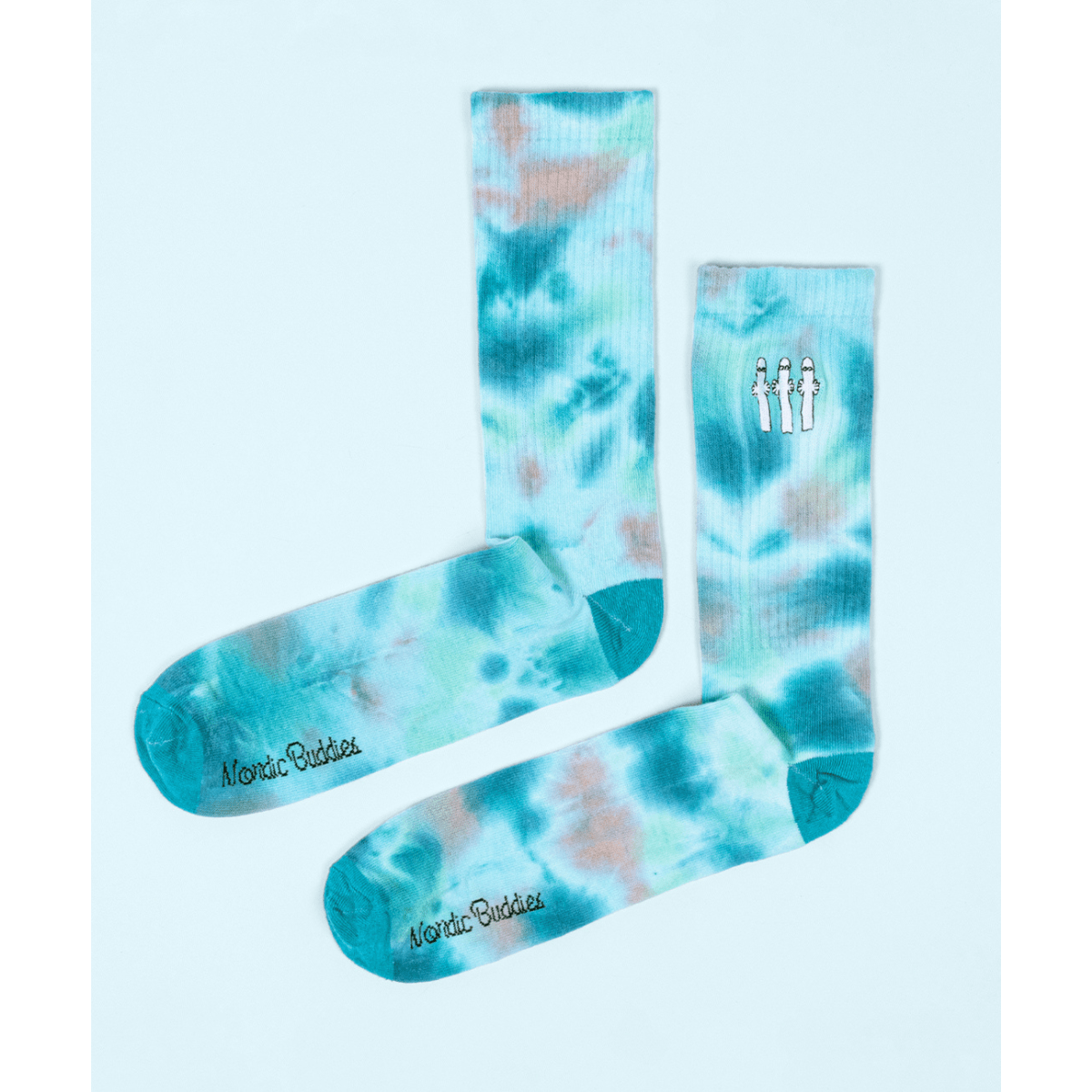 Mummi sokker Tie Dye Hattifnatt, Str 40-45