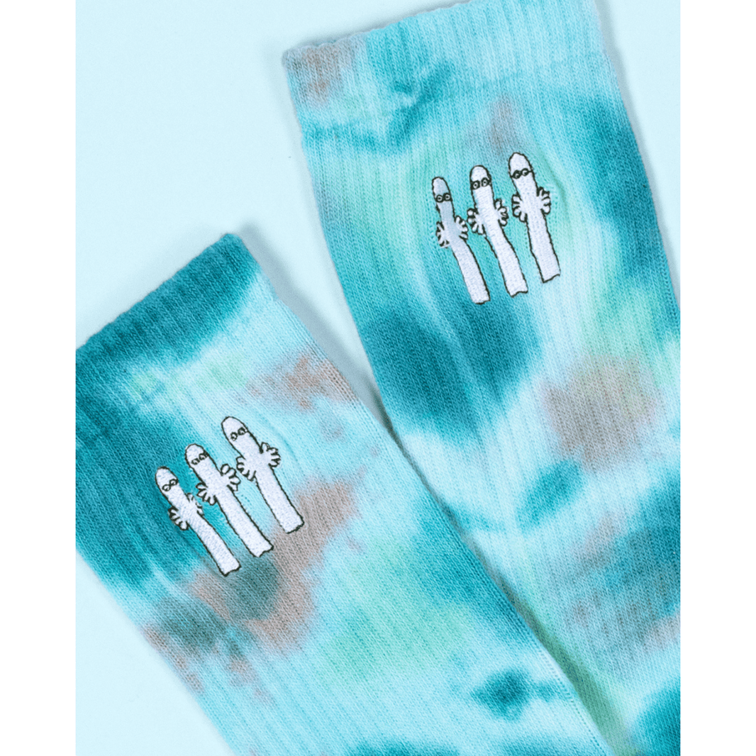 Mummi sokker Tie Dye Hattifnatt, Str 40-45
